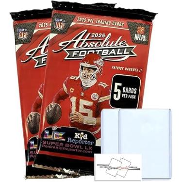 Imagem de 2025 Absolute Football NFL Gravity Pack(s) with 5 Trading Cards (Per Pack) + Toploader(s) + StreetCards Magnet! Look for Kaboom Horizontals! (2 Packs + 2 Toploaders, 1.0, 2 Packs)
