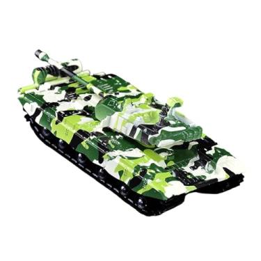 Imagem de MERIGLARE Miniatura de tanque T99A em escala 1/52, veículo sobre rodas, brinquedo realista para exibição, modelo 4D de tanque para prateleira