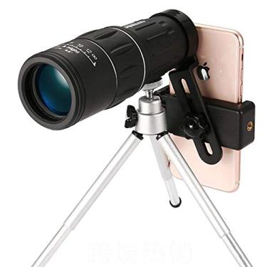 Imagem de Telescópio monocular, telescópios astronômicos de alta potência 16 x 52 binóculos de zoom de telescópio monocular de foco duplo 66 m/8000 m mira para binóculos de viagem