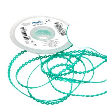 Imagem de Elástico Borrachinha de Aparelho Ortodôntico Corrente Longo 1.5 metros