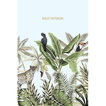 Imagem de Bullet Notebook: Vintage Tropical Botanical Dot Notebook & Journal | Exotic Jungle Animals | Recycled Paper
