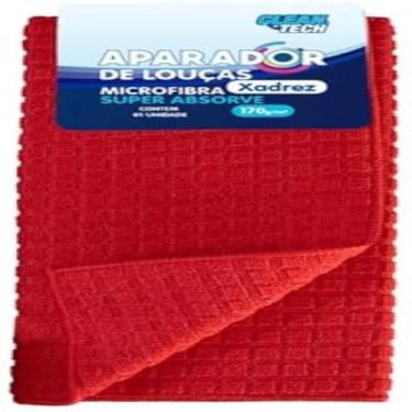 Imagem de Aparador de cozinha com estampa xadrez, ideal para secar loucas, macio. - Cores sortidas