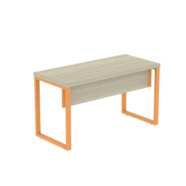 Imagem de Mesa Escritório 1500x700x750mm M150-70pe40tub Castanheira Natural-laranja Picasso