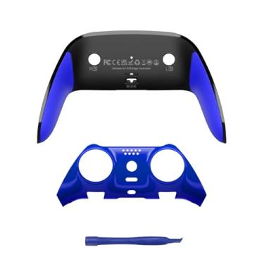 Imagem de CHARM FOCUS Top Bottom Decorative Trim Front Clip Shell Compatible with PS5 Edge Controller, Soft Rubber Overmold & Anti-Slip Diamond Texture, Custom Plates Cover Compatible with Dualsense Edge Shell