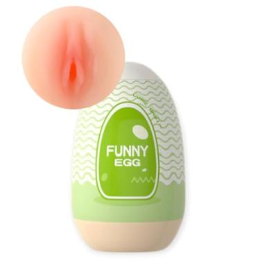 Imagem de Masturbador Funny Egg Formato Vagina, Cyberskin Realista, Verde, Modelo 5