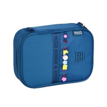 Imagem de Estojo Box Rebecca Bonbon Beaded Fun 100 Pens Grande Resistente Feminino Escolar (Preto)