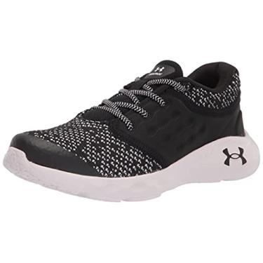 Imagem de Under Armour Tênis de corrida feminino em malha Vantage Pre-School, Preto (001)/Rosa frio, 1