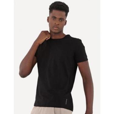 Imagem de Camiseta Calvin Klein Jeans Masculina Crewneck Essentials Preta.-Masculino