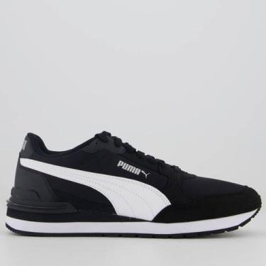 Imagem de Tênis Puma ST Runner V4 Mesh Preto e Branco, 39