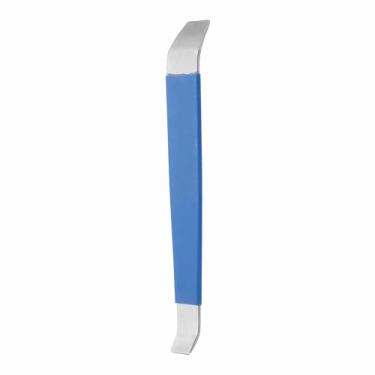 Imagem de HARFINGTON Ferramenta de remoção de guarnição de carro 17,78 cm de aço com clipe para remoção de carro, ferramentas de barra de alavanca com capa de borracha para reparo de painel de rádio, janela de