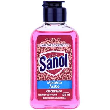 Imagem de Sanol, Limpador Concentrado de Superfície, Perfumador, Aroma Mistério Árabe, 120ml, Azul
