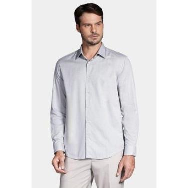 Imagem de Camisa Aramis Manga Longa Regular Cinza Claro-Masculino