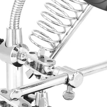 Imagem de AUNMAS Lupa Ajustável para Mão Amiga, Estação de Solda Com Luz Led, Aço Inoxidável para Reparo de Placa de Circuito, Trabalho de Laboratório