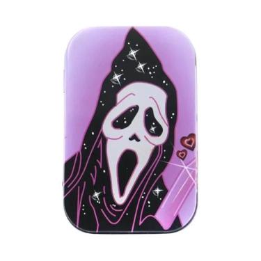 Imagem de Estojo De Cigarros De Lata Com Tampa Flip, Organizador De Armazenament