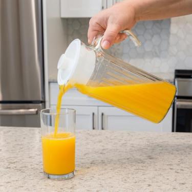 Imagem de Jarra de Vidro 1 Litro Cozinha Bufee Suco Refrigerante Restaurante Chá