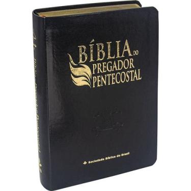 Imagem de Bíblia Do Pregador Pentecostal Média  RC - Com Índice  Capa Luxo Preta