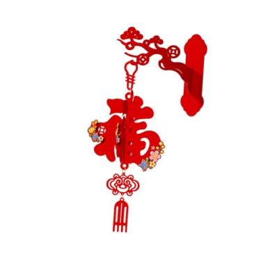 Imagem de Vaveren Enfeite de Natal Chinês para Pendurar, Ornamento, Pingente, Adereços para Fotos, Decoração de Ano Lunar com Cavalos para Casa de Campo em 2026.