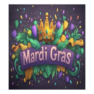 Imagem de Blueangle Capa de ímã de lava-louças de coroa de carnaval, decoração de capa de lava-louças frontal, adesivos de eletrodomésticos, adesivos de eletrodomésticos, 58 cm C x 66 cm adesivo magnético