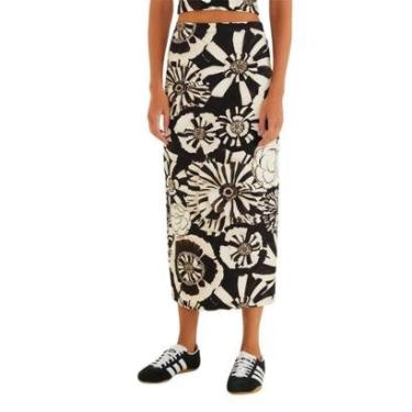 Imagem de Saia Midi Farm Rio Flora-Feminino