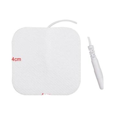Imagem de 50/100 Peças De Eletrodos TENS EMS Em Gel De Silicone Para Estimulação