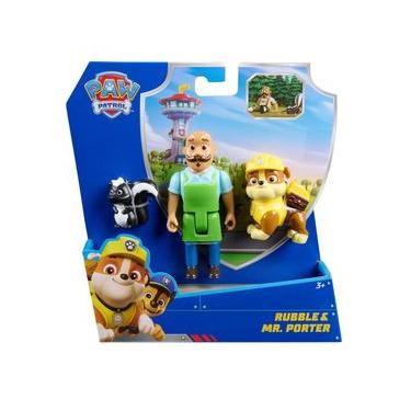 Imagem de 3 Bonecos Rubble, Sr. Porter e Gambá - Patrulha Canina
