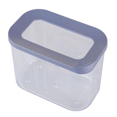 Imagem de Pote Porta Mantimento Cazza Hermético Retangular Easy Vac 1L