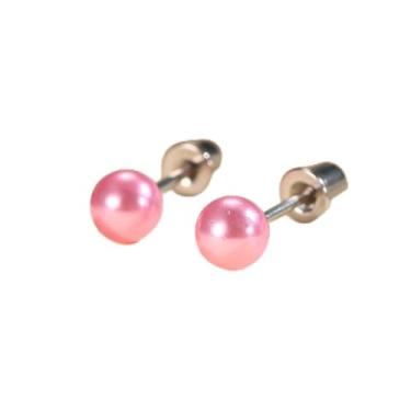 Imagem de Brincos de prata com costas planas de 3 mm, brincos de cartilagem, piercing de hélice, joia tragus, piercing de tragus, brincos de pressão com costas planas para mulheres, 4MM, Aço inoxidável, Sem