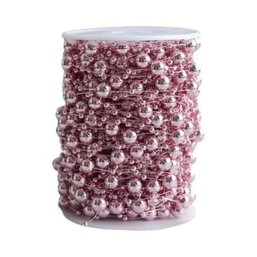 Imagem de Cadeia De Flores De Pérolas Artificiais De 10M Para Decoração De Árvor