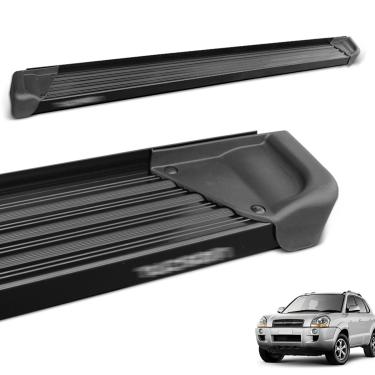 Imagem de Estribo Lateral Tucson 2005 a 2016 Aluminio Preto A3