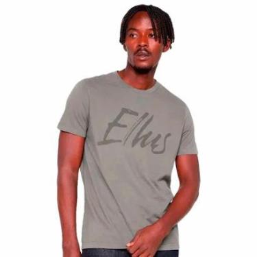 Imagem de Camiseta Ellus Cotton Fine Maxi Classic Cinza-Masculino