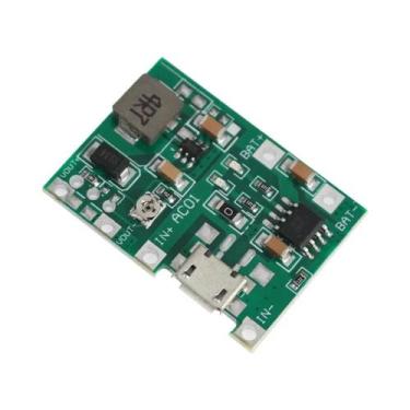 Imagem de Placa Carregadora De Bateria De Lítio Li-ion 18650 2A 3.7V 4.2V Módulo