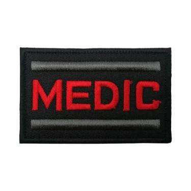 Imagem de Emblemas Táticos De Combate Medic First Aid IR Reflective Rescue Snake