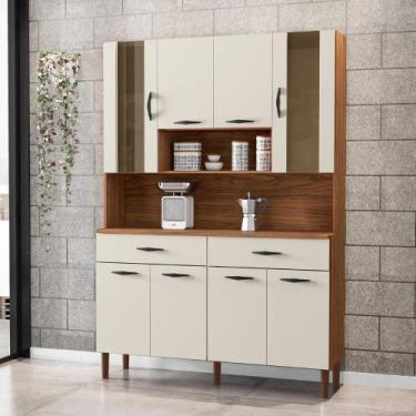 Imagem de Cozinha Compacta 8 Portas 2 Gavetas Golden Kits ParanÃ - Kits Parana, 