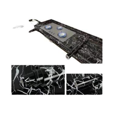 Imagem de Papel De Parede Vinílico Autoadesivo De Mármore 40cm, Filme Decorativo