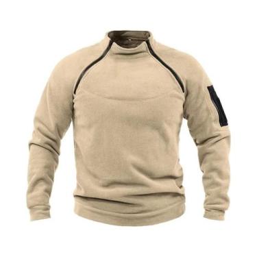 Imagem de Jaqueta Tática Militar Masculina De Fleece, Pullover Casual, Sweatshir