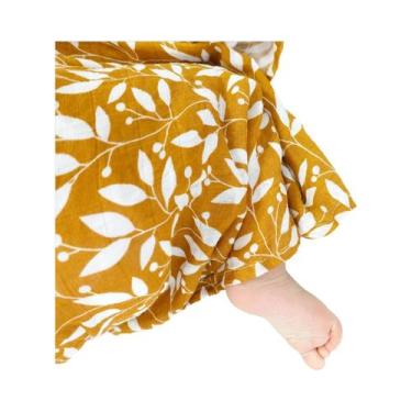 Imagem de Manta De Bebê De Verão Em Musselina Macia 100% Algodão 120x110CM Com E