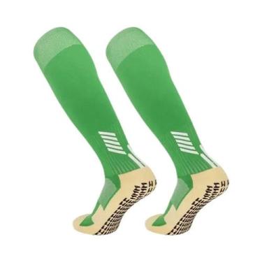 Imagem de Meias De Futebol Antiderrapantes De Cano Longo Com 11 Cores, Fundo Ato
