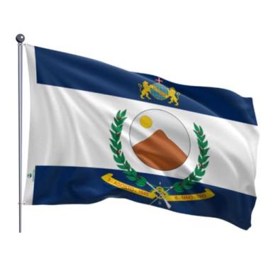 Imagem de Bandeira do Município de Vitória de Santo Antão Uma Face Estampada Tam