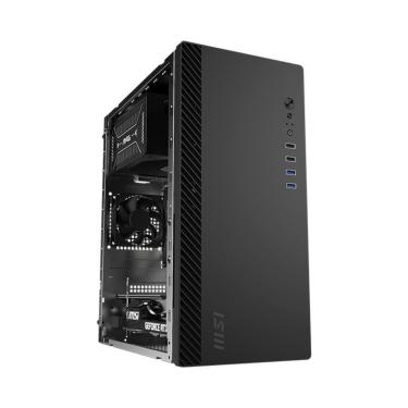 Imagem de Gabinete MSI PRO SHIELD M100P, Pre Installed FAN, M-ATX,Mini ITX, Preto - PROSHIELDM100P-Unissex