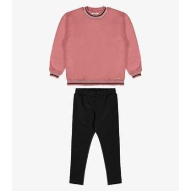 Imagem de Conjunto de Blusão Com Legging Trick Nick Rosa-Feminino