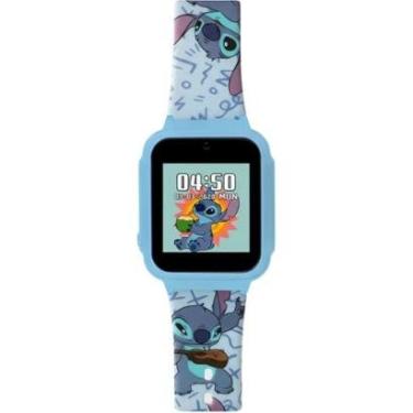 Imagem de Relógio Unissex Infantil Condor Disney Stitch Original CODISNEYAE/9N Pulseira Silicone Azul-Masculino
