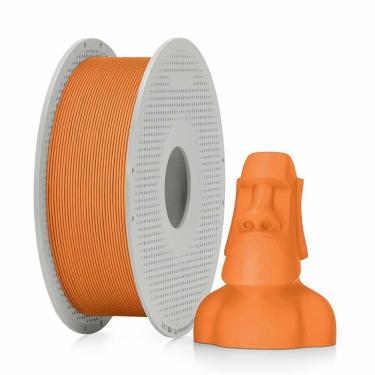 Imagem de Filamento PLA Fosco Bambu Lab para Impressora 3D Laranja Mandarim 1 Kg 1.75mm