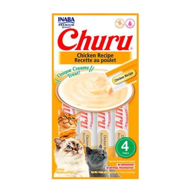 Imagem de Purê Churu Petisco Cremoso para Gatos Sabor Galinha 56g