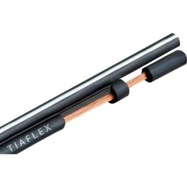 Imagem de Cabo Polarizado Para áudio Externo 2 X 0,20mm² (24 Awg) Preto Tiaflex - Rl - 100