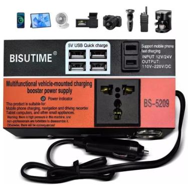 Imagem de Inversor Veicular Bivolt 12V 24V USB - Rick Imports