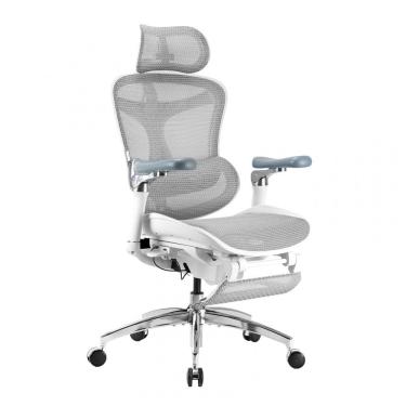 Imagem de Cadeira Ergonômica de Escritório SIHOO Doro C300 Pro com Apoia-pés Cinza, Braços 6D Ultra Macios, Apoio Lombar Dinâmico, Assento Ajustável
