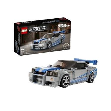 Imagem de NISSAN SKYLINE GT-R LEGO SPEED CHAMPIONS VELOZES E FURIOSOS 319 PEÇAS 76917