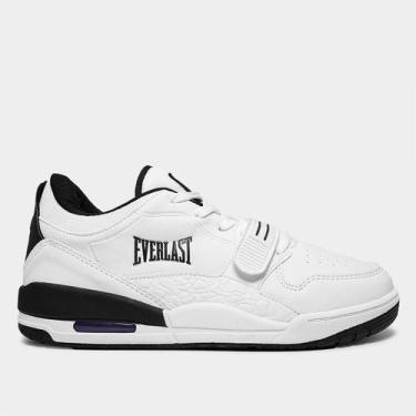 Imagem de Tênis Everlast Florida Masculino, Branco, Preto, 40