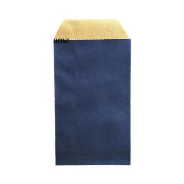 Imagem de Sacolas De Papel Kraft Brancas Com Bolinhas 8x15cm 50pcs Para Casament