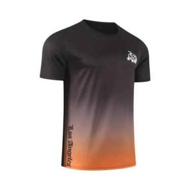 Imagem de Camiseta Fitness Masculina plus Size De Secagem Rápida Com Estampa, Ma